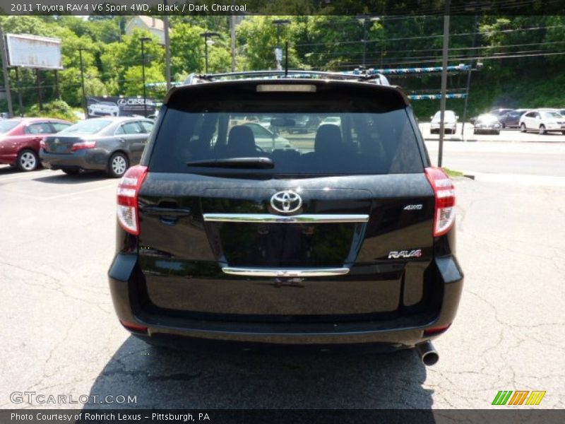 Black / Dark Charcoal 2011 Toyota RAV4 V6 Sport 4WD