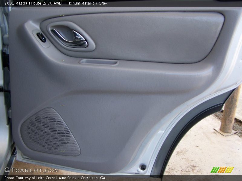 Platinum Metallic / Gray 2001 Mazda Tribute ES V6 4WD