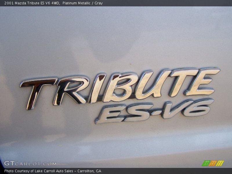 Platinum Metallic / Gray 2001 Mazda Tribute ES V6 4WD