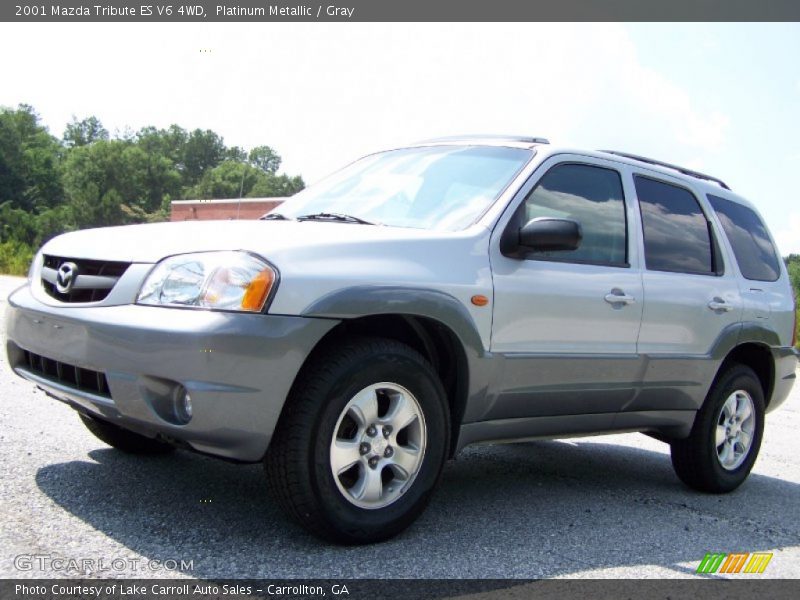 Platinum Metallic / Gray 2001 Mazda Tribute ES V6 4WD