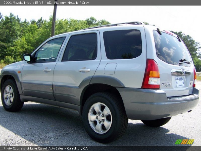 Platinum Metallic / Gray 2001 Mazda Tribute ES V6 4WD