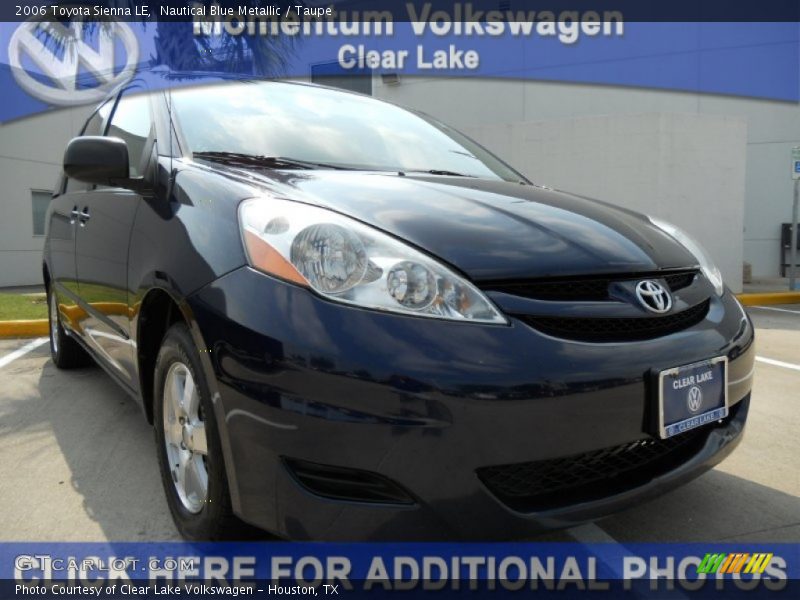 Nautical Blue Metallic / Taupe 2006 Toyota Sienna LE