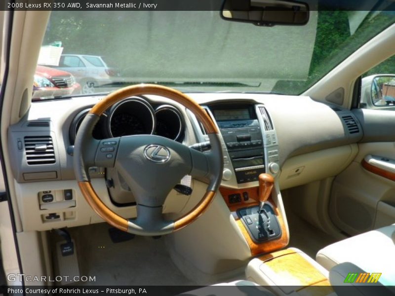 Savannah Metallic / Ivory 2008 Lexus RX 350 AWD