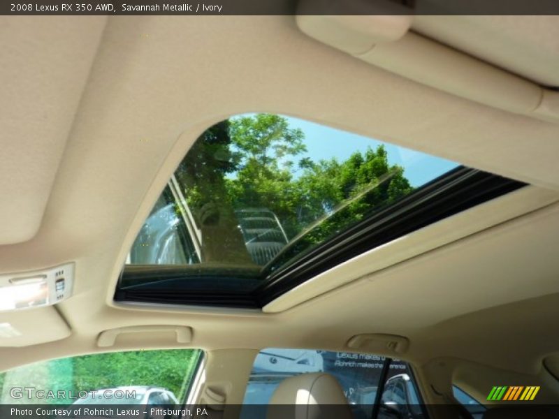 Savannah Metallic / Ivory 2008 Lexus RX 350 AWD