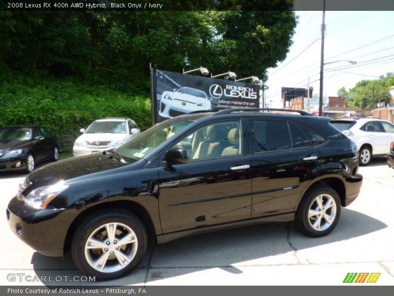 Black Onyx / Ivory 2008 Lexus RX 400h AWD Hybrid