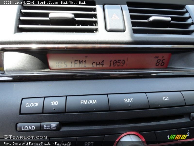 Black Mica / Black 2008 Mazda MAZDA3 i Touring Sedan