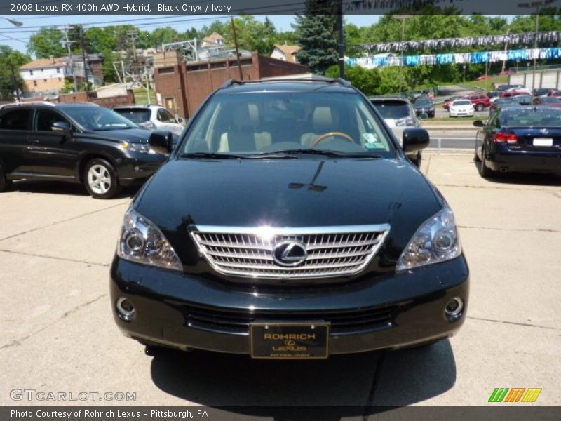 Black Onyx / Ivory 2008 Lexus RX 400h AWD Hybrid