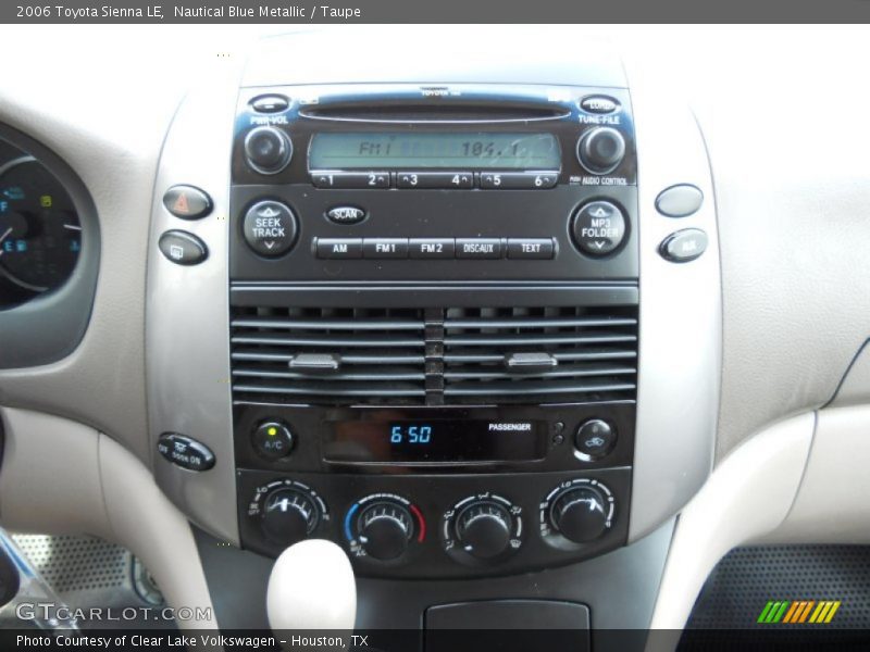 Nautical Blue Metallic / Taupe 2006 Toyota Sienna LE
