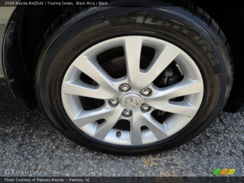 Black Mica / Black 2008 Mazda MAZDA3 i Touring Sedan