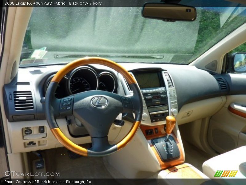 Black Onyx / Ivory 2008 Lexus RX 400h AWD Hybrid