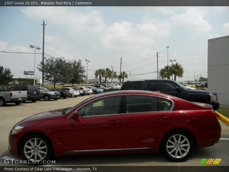 Matador Red Mica / Cashmere 2007 Lexus GS 350