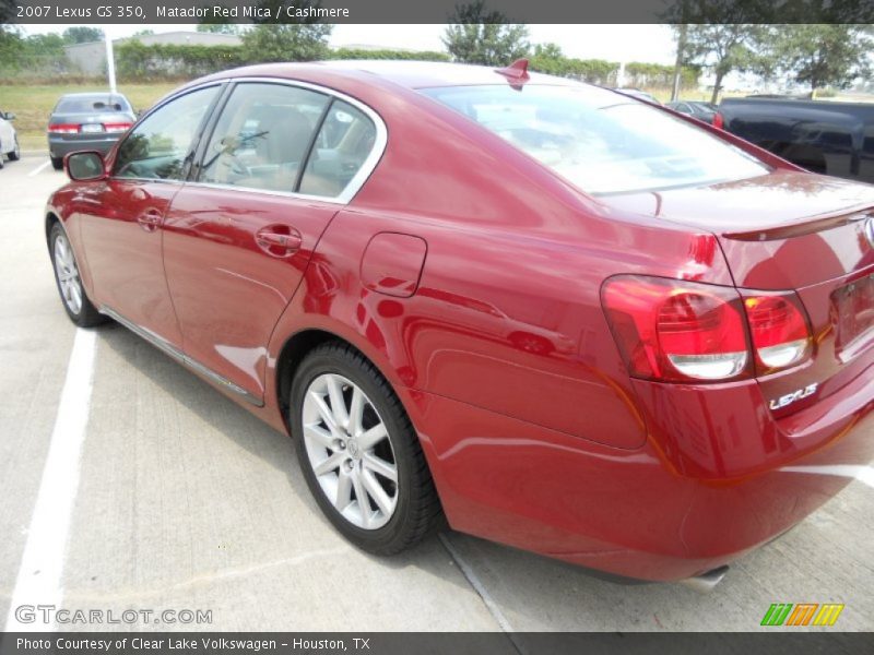 Matador Red Mica / Cashmere 2007 Lexus GS 350