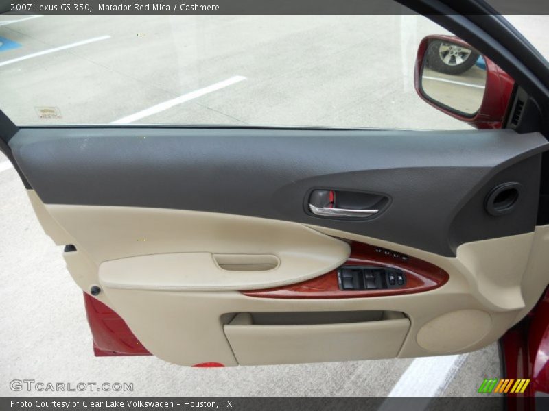 Matador Red Mica / Cashmere 2007 Lexus GS 350