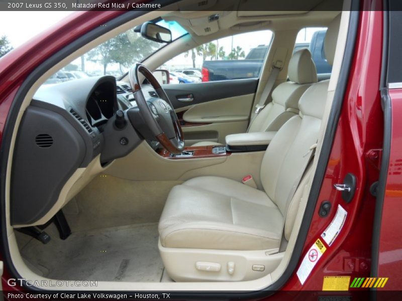 Matador Red Mica / Cashmere 2007 Lexus GS 350