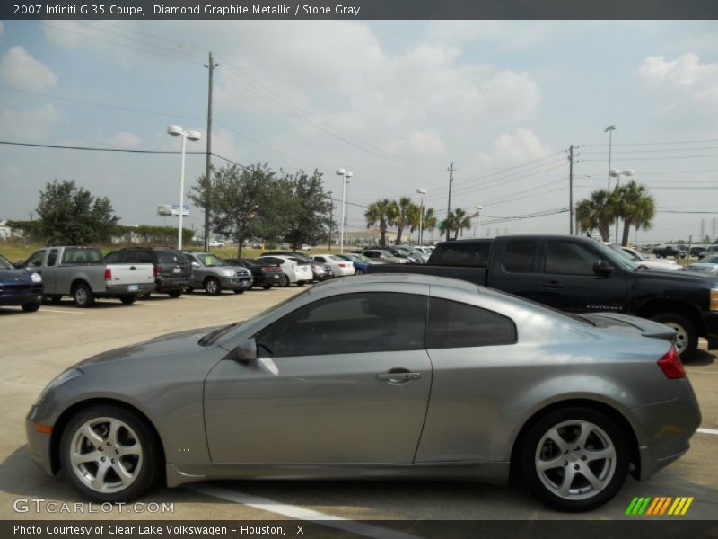 Diamond Graphite Metallic / Stone Gray 2007 Infiniti G 35 Coupe