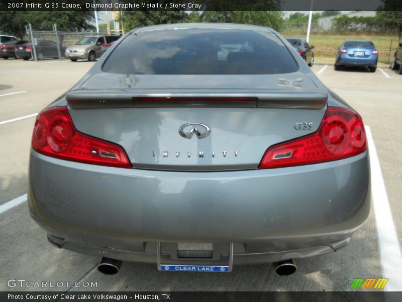 Diamond Graphite Metallic / Stone Gray 2007 Infiniti G 35 Coupe