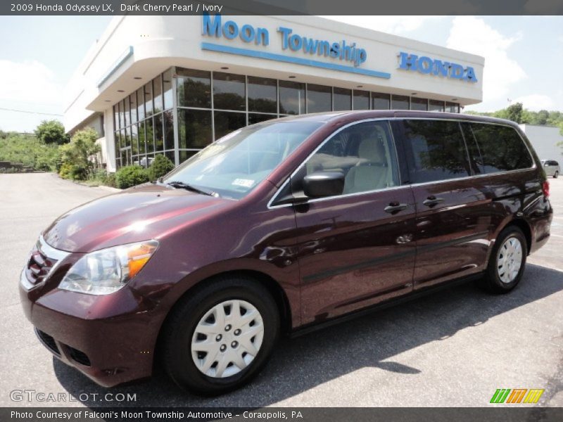 Dark Cherry Pearl / Ivory 2009 Honda Odyssey LX