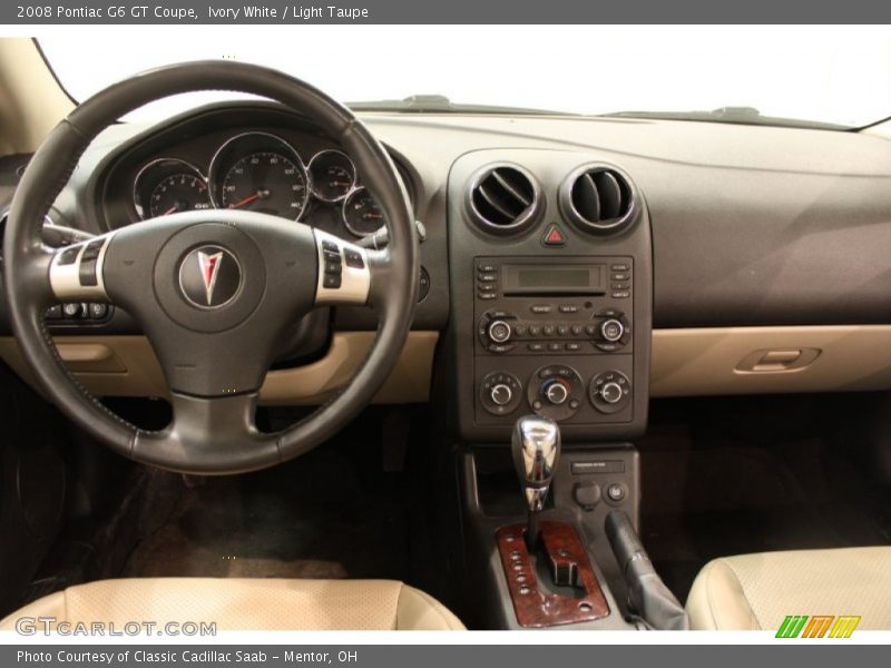 Ivory White / Light Taupe 2008 Pontiac G6 GT Coupe