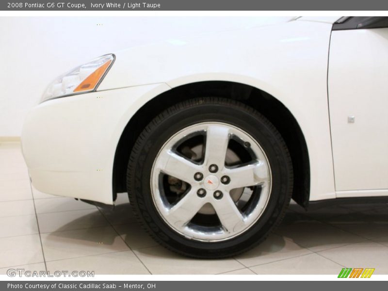 Ivory White / Light Taupe 2008 Pontiac G6 GT Coupe