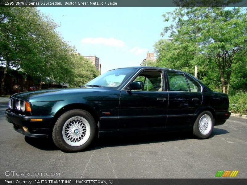 Boston Green Metallic / Beige 1995 BMW 5 Series 525i Sedan