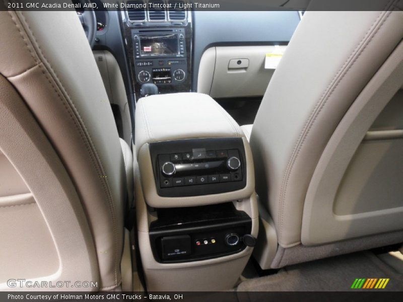 White Diamond Tintcoat / Light Titanium 2011 GMC Acadia Denali AWD