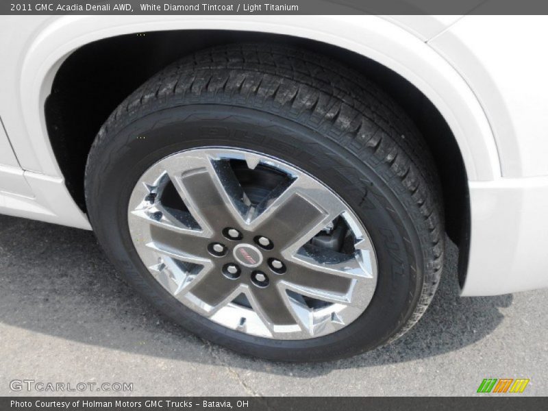 White Diamond Tintcoat / Light Titanium 2011 GMC Acadia Denali AWD