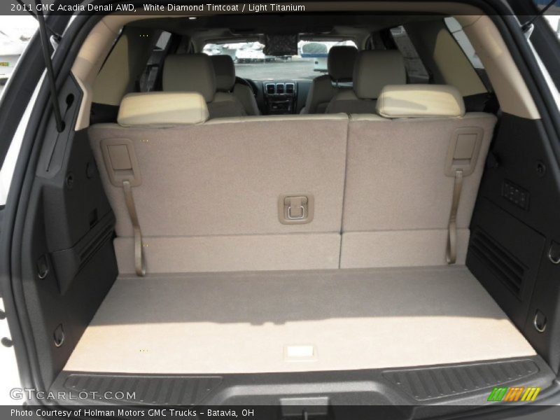 White Diamond Tintcoat / Light Titanium 2011 GMC Acadia Denali AWD
