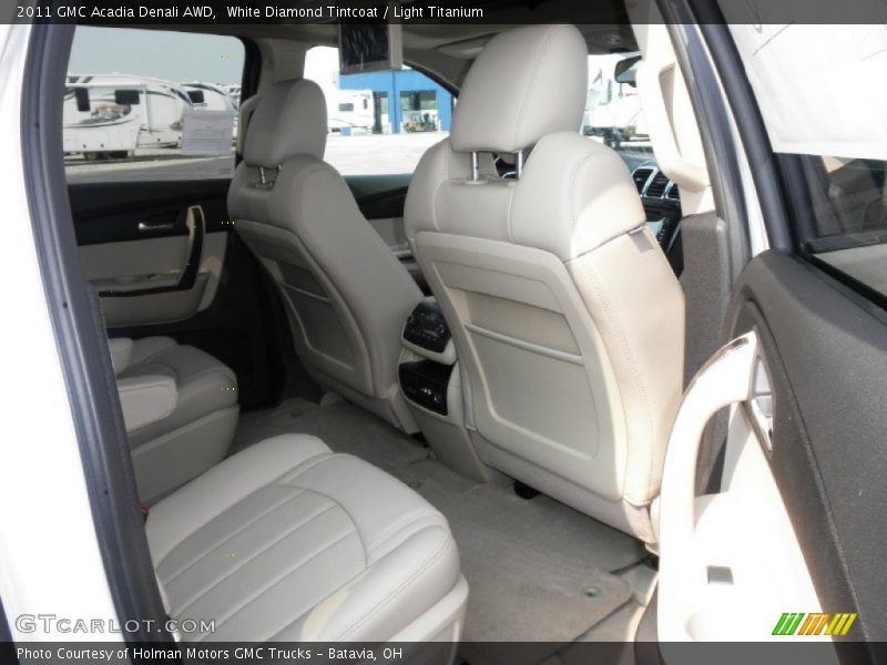 White Diamond Tintcoat / Light Titanium 2011 GMC Acadia Denali AWD