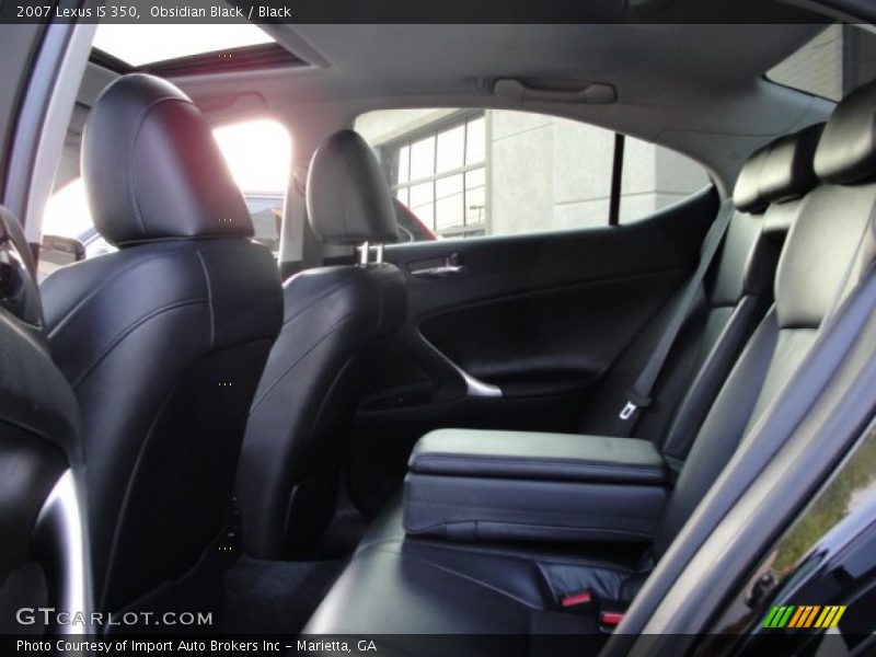 Obsidian Black / Black 2007 Lexus IS 350