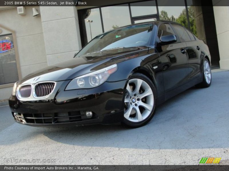Jet Black / Black 2005 BMW 5 Series 545i Sedan