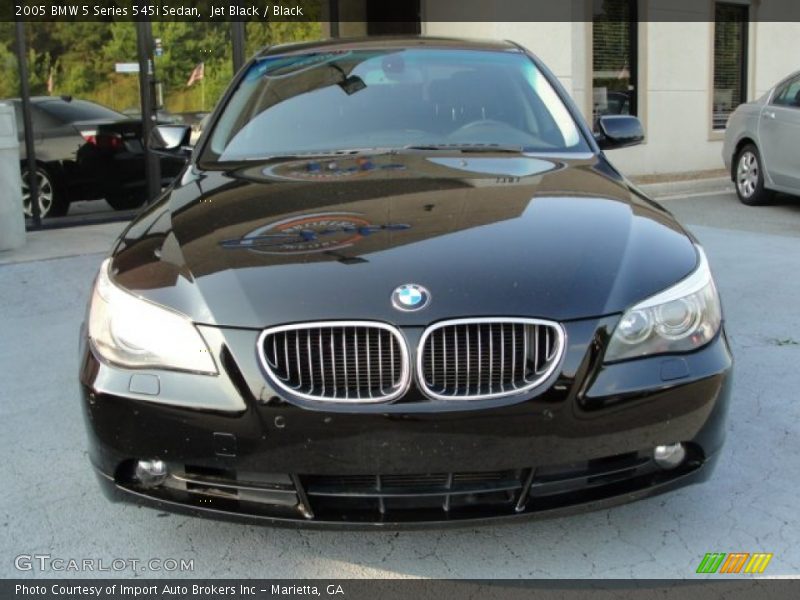Jet Black / Black 2005 BMW 5 Series 545i Sedan