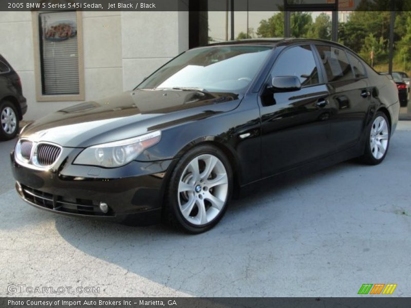 Jet Black / Black 2005 BMW 5 Series 545i Sedan