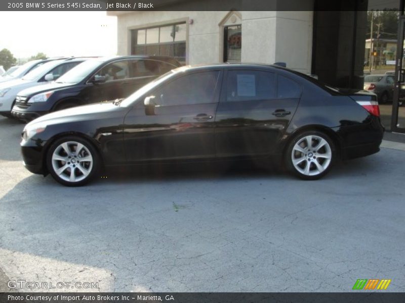 Jet Black / Black 2005 BMW 5 Series 545i Sedan