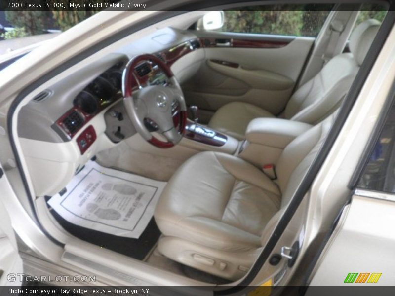 Mystic Gold Metallic / Ivory 2003 Lexus ES 300