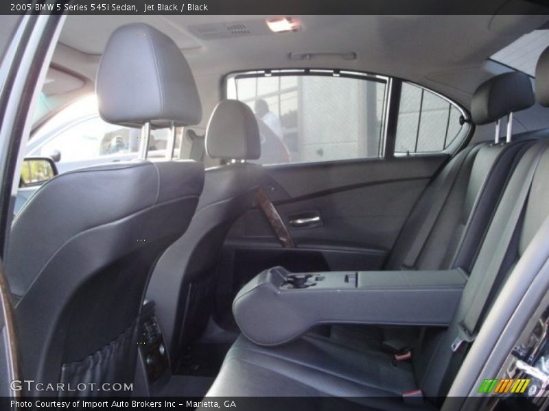 Jet Black / Black 2005 BMW 5 Series 545i Sedan