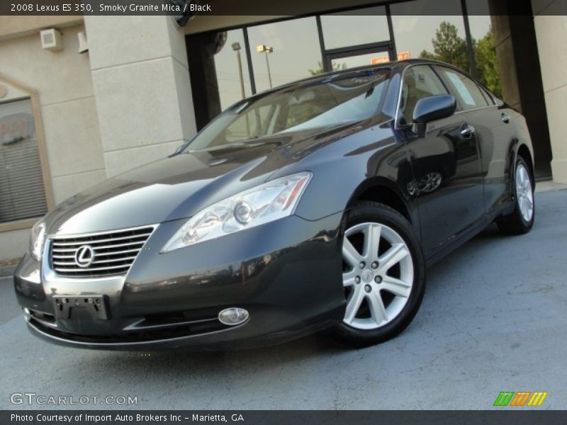 Smoky Granite Mica / Black 2008 Lexus ES 350