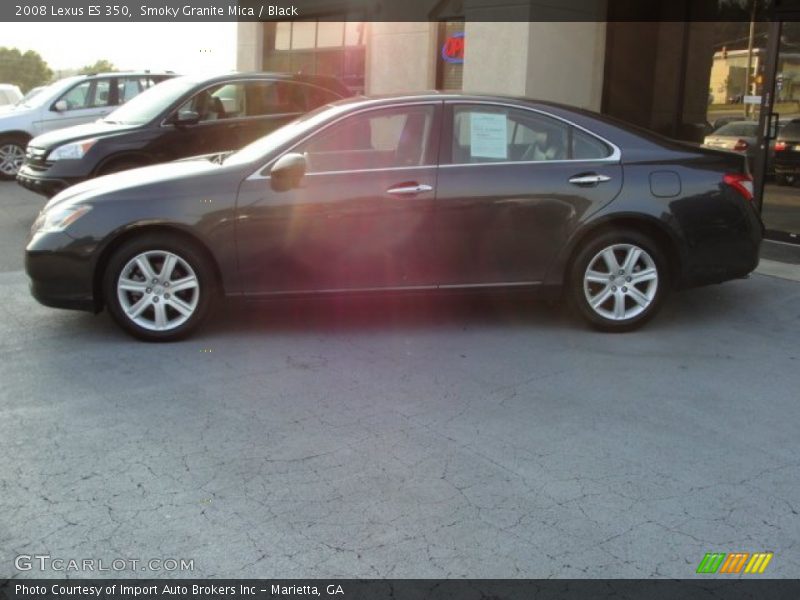 Smoky Granite Mica / Black 2008 Lexus ES 350