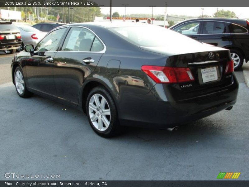 Smoky Granite Mica / Black 2008 Lexus ES 350