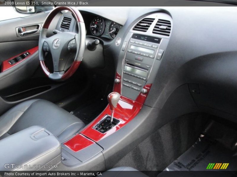 Smoky Granite Mica / Black 2008 Lexus ES 350