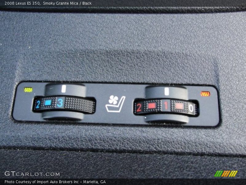 Smoky Granite Mica / Black 2008 Lexus ES 350