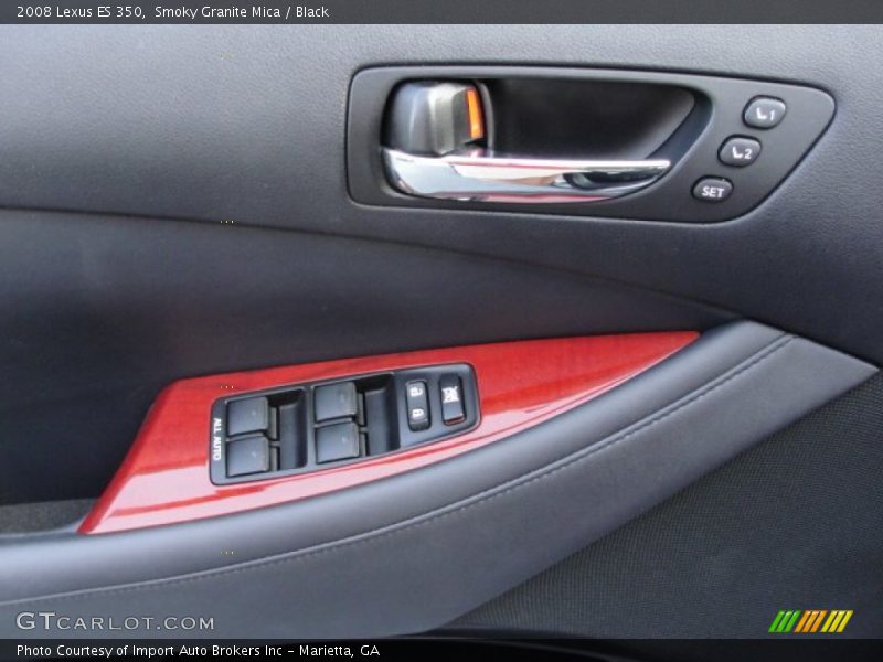 Smoky Granite Mica / Black 2008 Lexus ES 350