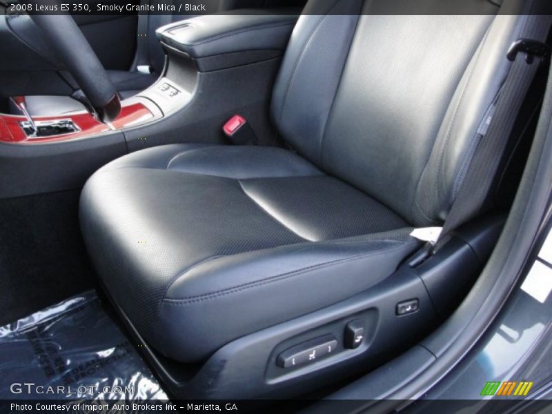 Smoky Granite Mica / Black 2008 Lexus ES 350