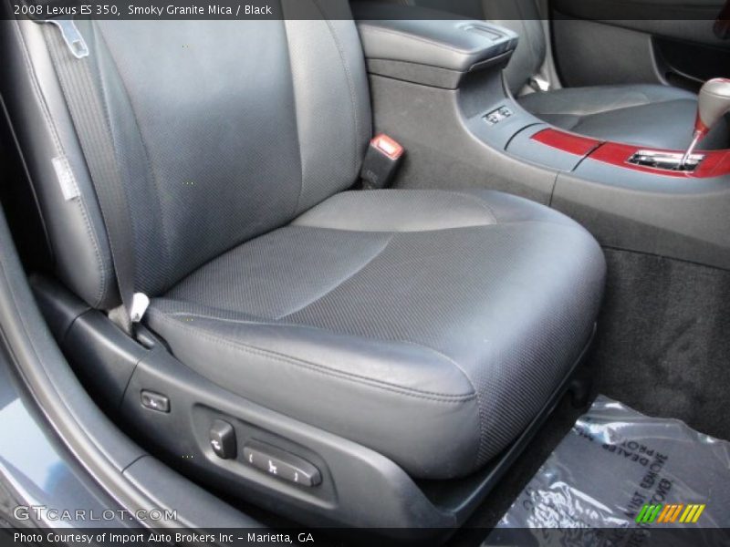 Smoky Granite Mica / Black 2008 Lexus ES 350