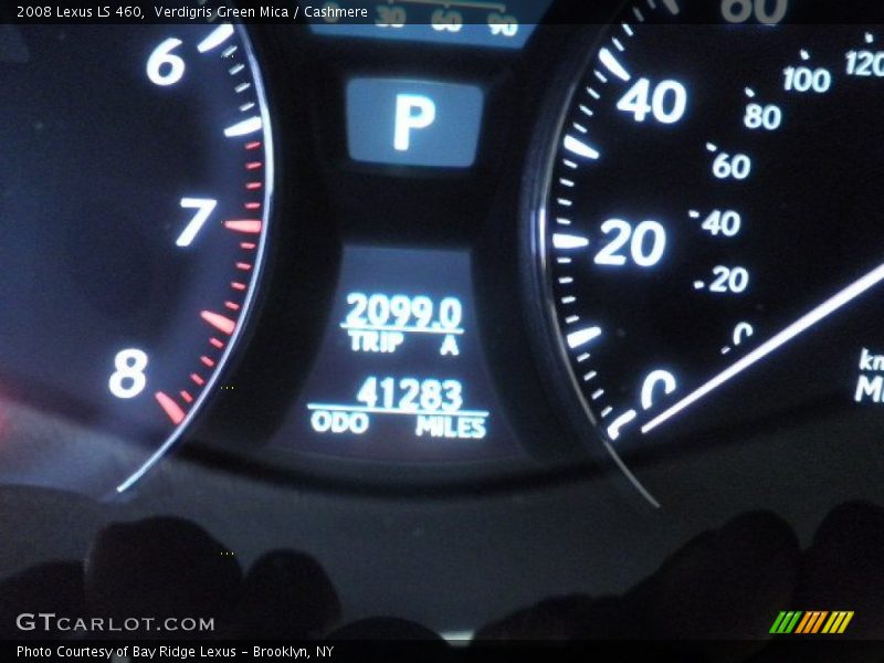 Verdigris Green Mica / Cashmere 2008 Lexus LS 460