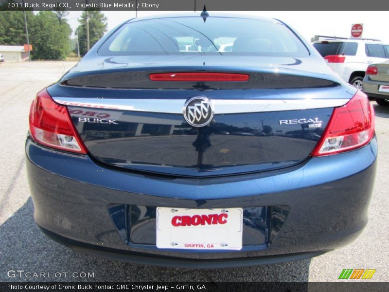 Majestic Blue Metallic / Ebony 2011 Buick Regal CXL