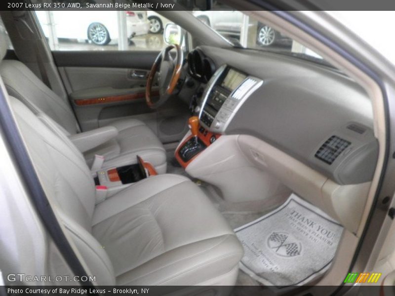 Savannah Beige Metallic / Ivory 2007 Lexus RX 350 AWD