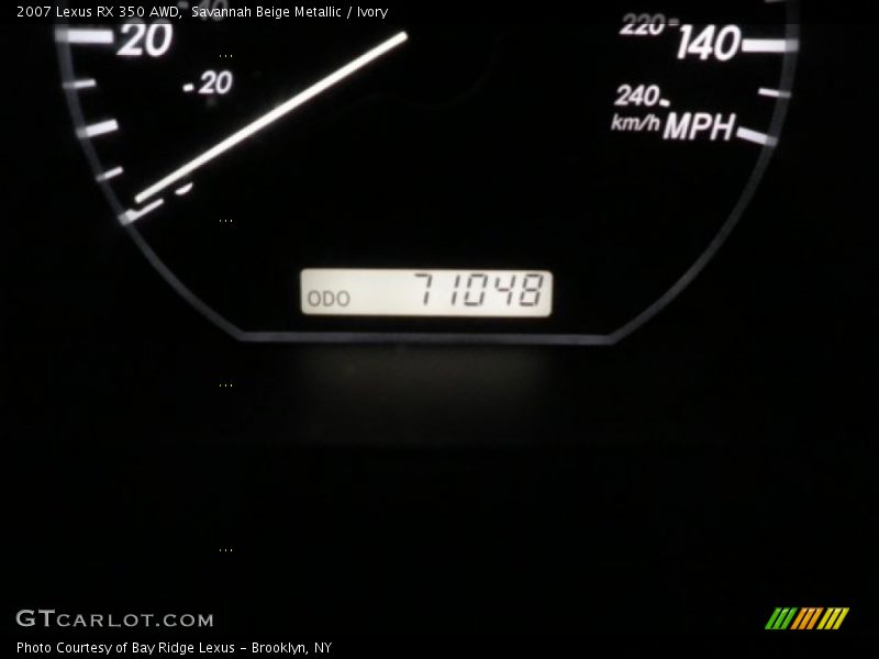 Savannah Beige Metallic / Ivory 2007 Lexus RX 350 AWD