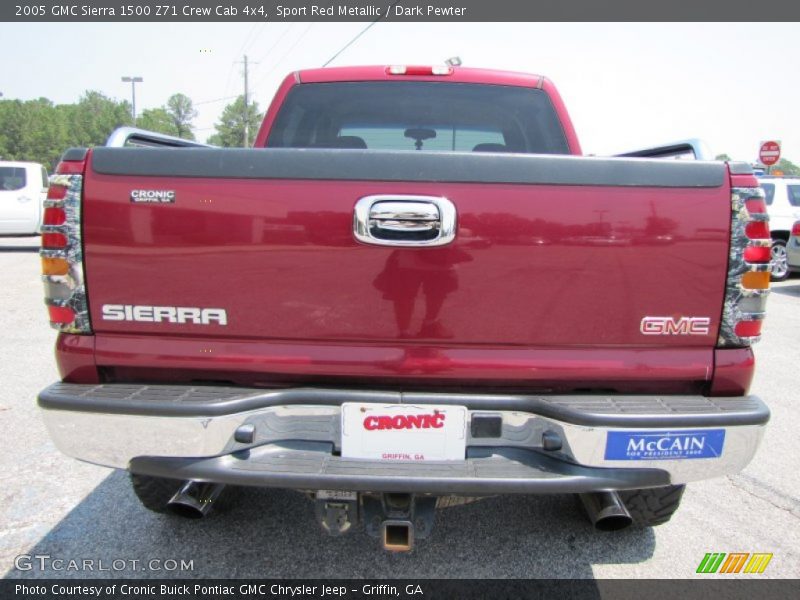 Sport Red Metallic / Dark Pewter 2005 GMC Sierra 1500 Z71 Crew Cab 4x4