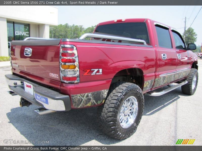 Sport Red Metallic / Dark Pewter 2005 GMC Sierra 1500 Z71 Crew Cab 4x4