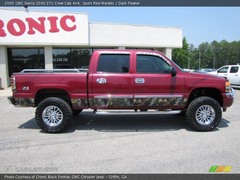 Sport Red Metallic / Dark Pewter 2005 GMC Sierra 1500 Z71 Crew Cab 4x4